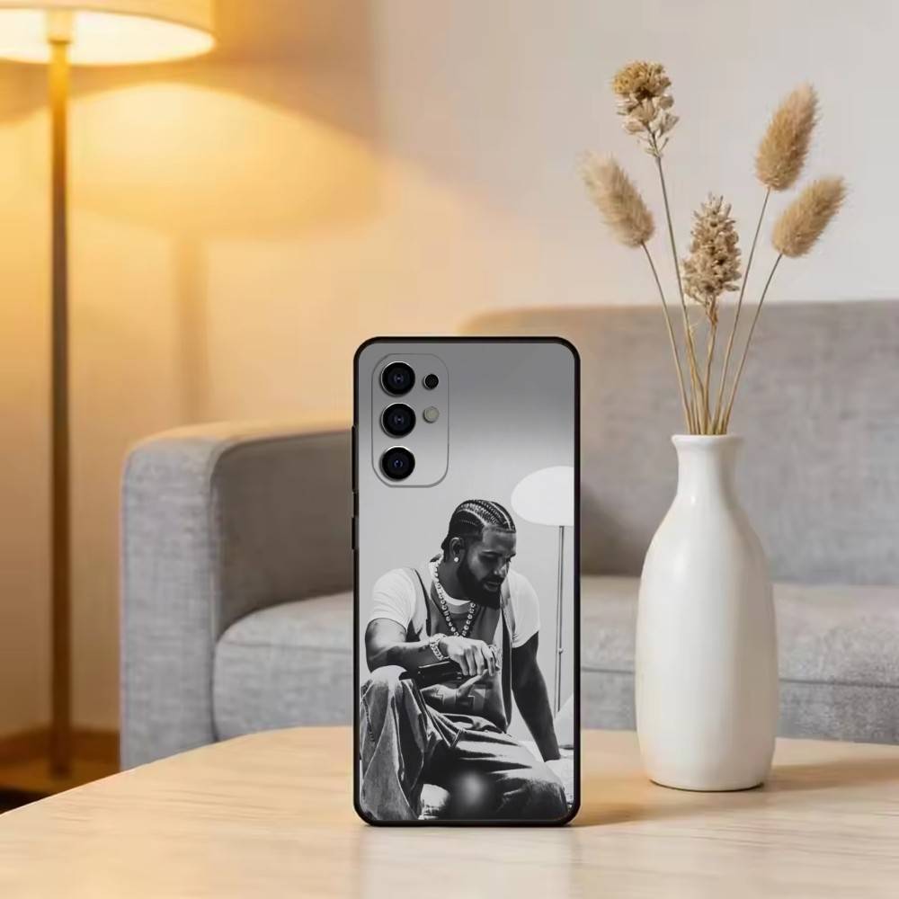 D-Drake S-Style Views Phone Case Black Silicone Soft For Samsung S25,S24,S21,S22,S23,S30,Ultra,S20,Plus,Fe,Lite