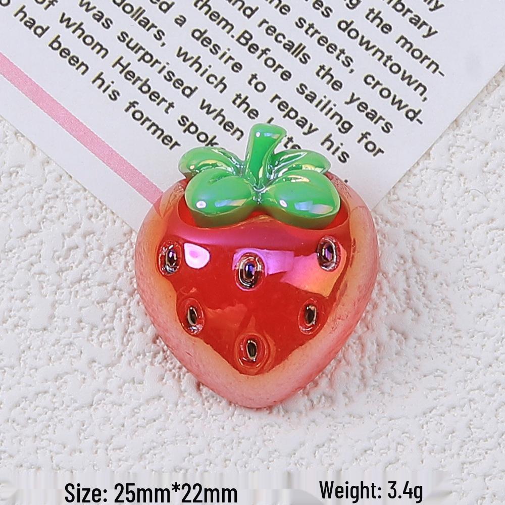 Electroplated Grape Resin Edible Toy DIY Cream Glue Clog Shoe Buckles Jewelry Accessories