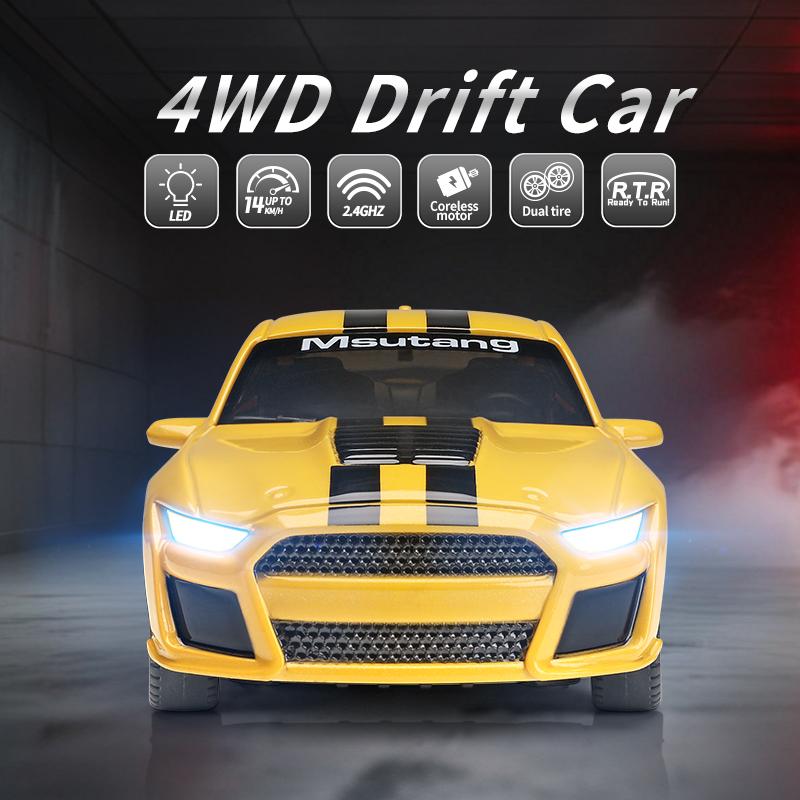 WLtoys 1:43 K4308 2.4G Racing Mini RC Car 14KM/H 4WD Electric High Speed Remote Control Drift Toys for Children Gifts