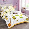 Bettwäsche-Set Digitaldruck Bequeme Bettbezüge für Wohnzimmer Schlafzimmer Dekoration, 1 Bettbezug und 2 Kissenbezüge mit Reißverschlüssen