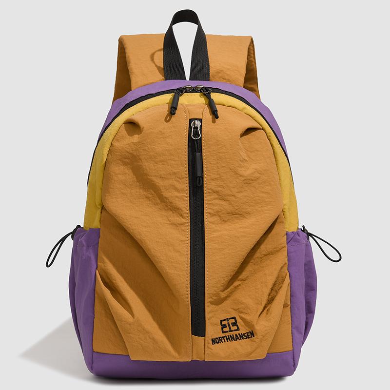 Small Ultralight Hiking Backpack with Multiple Pockets for Men Women Plaid Waterproof Casual Daypack for Adults Daytrip Hiking