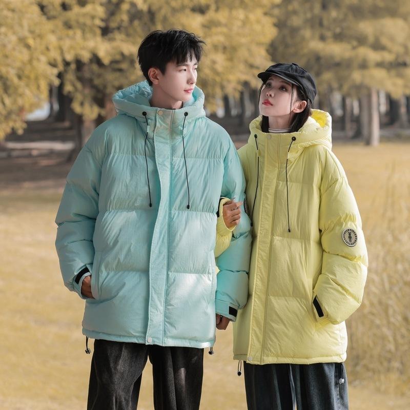 2025 New Winter White Duck Down Jacket Fashionable, Versatile, Thickened Men's Warmth, Popular Trend Padded Clothes