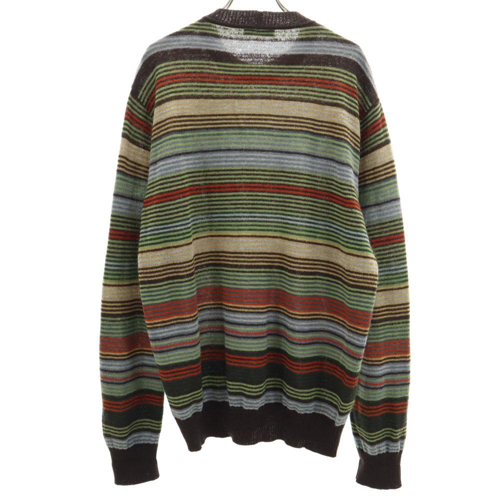 MISSONI SPORT made in Italy Border Pattern Long sleeve sweater 50 knit Men's Used