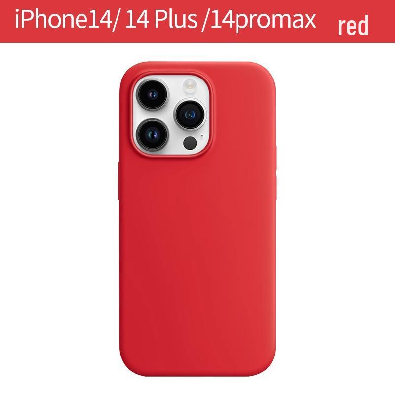 Unisex Liquid Silicone Magnetic Phone Case for iPhone 15/15 Pro Max, Drop-Proof
