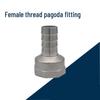 Ruitongsheng 304 Stainless Steel Internal Thread Hose Barb Connector