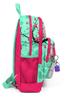 Coral High Kids Water Green Neon Coral Koala Mochila escolar de cuatro compartimentos estampada 23713