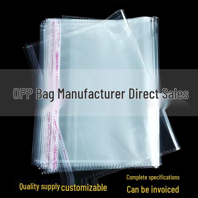 

Прозорі самоклеючі пакети для пакування одягу - Індивідуальні потовщені пластикові пакети для запаювання Regular 5 Silk 4x6 [Depth 4cm+Seal 2cm] [100 pcs]