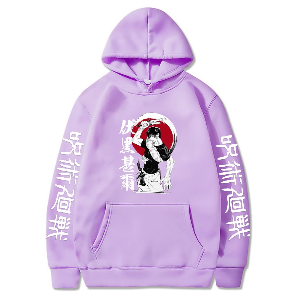 Harajuku Anime Jujutsu Kaisen Graphic Print Hoodies Vintage Oversized Hooded Casual Long Sleeves Cotton Hoodie Men Women Clothes