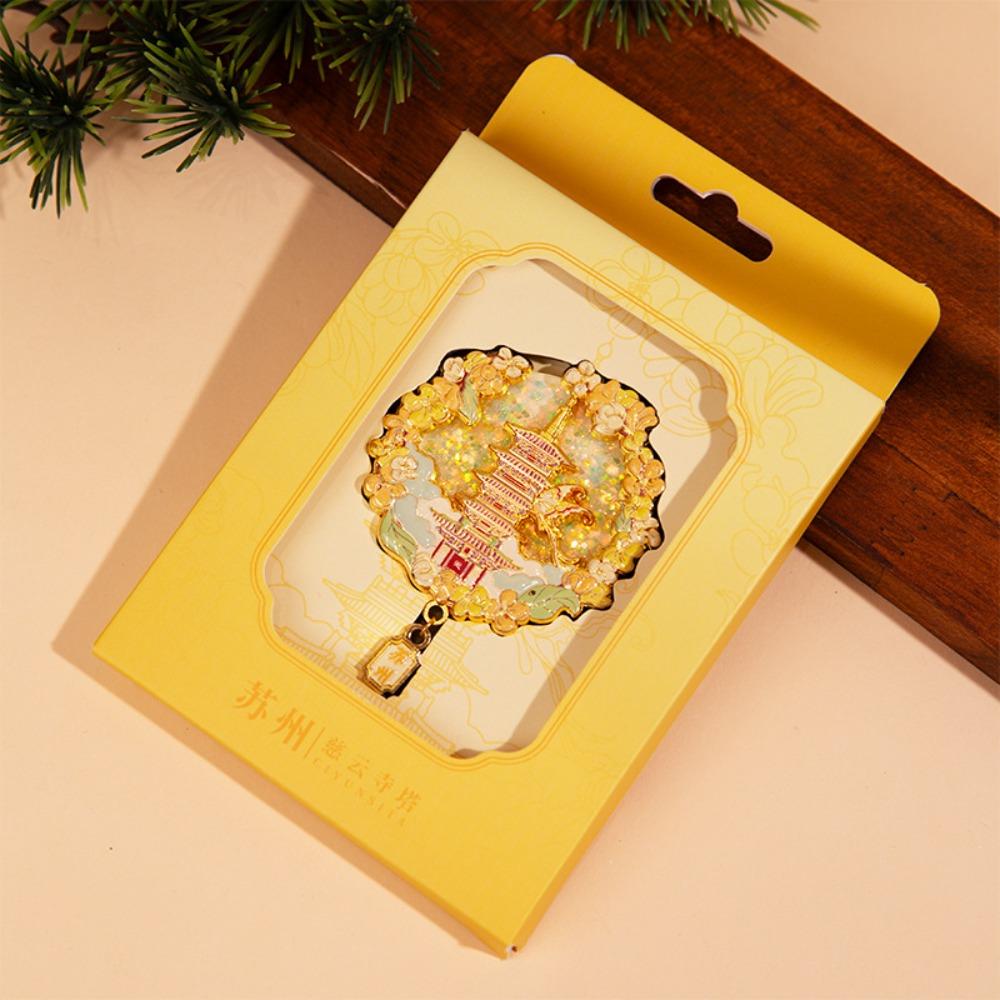 

Exquisite Magnetic Sticker Decorative Fridge Sticker Scenic Area Refrigerator Sticker Office Style C