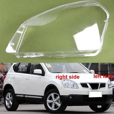 For Nissan Qashqai 2008-2015 Car Accessories Front Headlight Cover Transparent Lampshade Headlamp Shell Lens Plexiglass