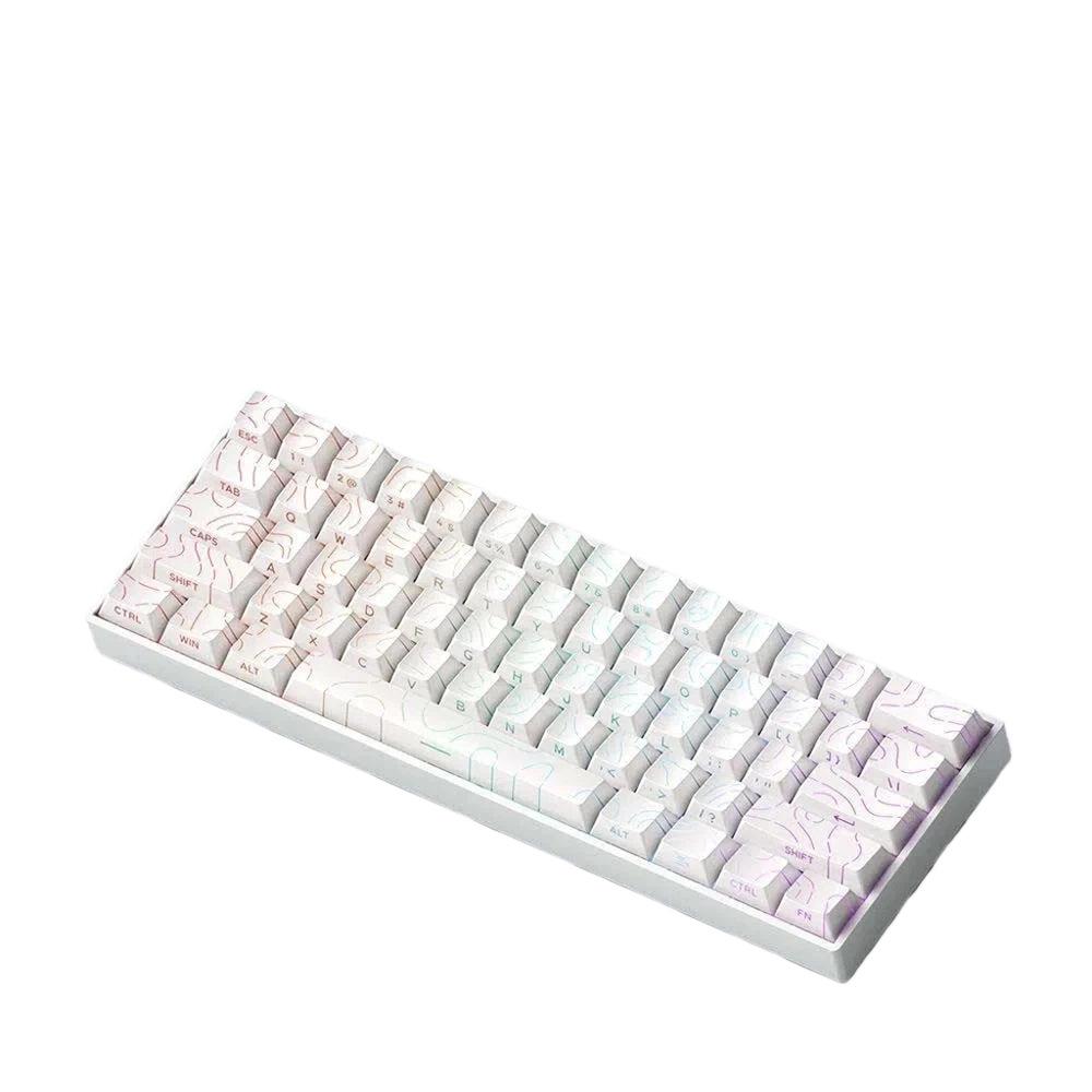 K61 Compact RGB Mechanical Keyboard - 61-Key Portable for Laptop & Office Gaming with Blue, Brown, Red Switch Options