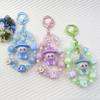 Flocking Wizard Cute Grain Mobile Phone Chain Keychain Bag Doll Pendant Accessories