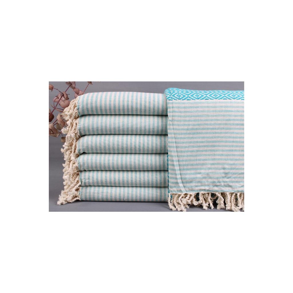 Peshtemal Black 95x190 Cm Cotton Beach Peshtemal Beach Towel