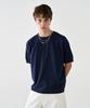 KNOUUN Raglan Crop T-Shirt (Navy)