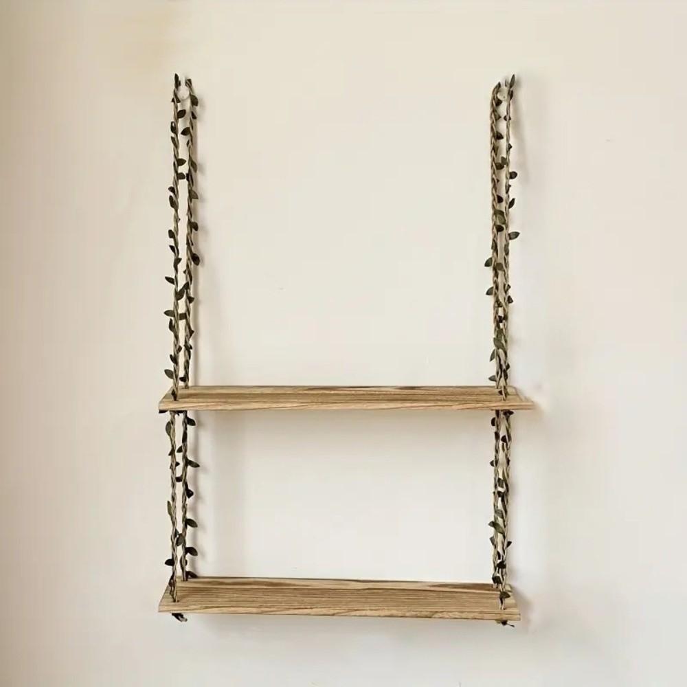 Bohemian Style Hanging Shelves 2/3 Layers Wall Rack New Wall Shelves  Bedroom Decor