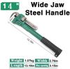 10/12/14/18 inches Heavy Duty Carbon Steel Straight Pipe Wrench ,Large Opening Adjustable Wrench,Cutting of Pipe Pliers