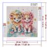5d DIY Diamond Painting Cross Stitch Cute Animal Watercolor Lion Diamond Embroidery Mosaic Full Round Drill Home Decor Arts