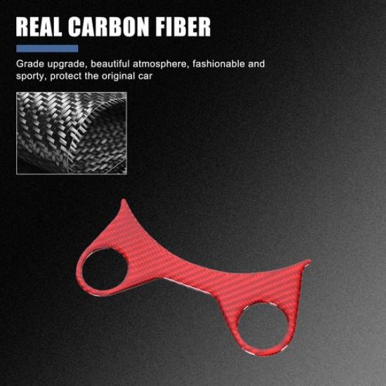 Carbon Fiber Center Console Panel Frame Trim Sticker For Nissan 370Z Z34 2009-20