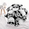 "Spooky Skulls: Halloween Watercolor Patterned Decorative Sticker" Umbrella, Portable 3 Fold Compact Umbrella for Men & Women,S41