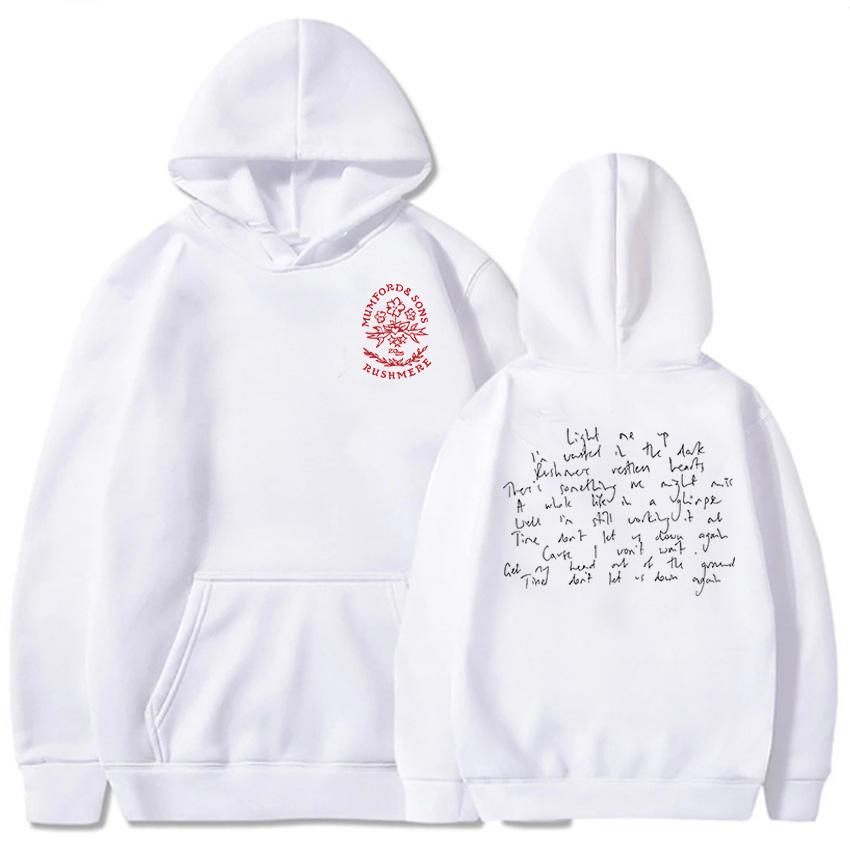 

Mumford Sons RUSHMERE Альбом Толстовка с капюшоном с длинным рукавом Унисекс Moletom Мужская толстовка с капюшоном с графикой M