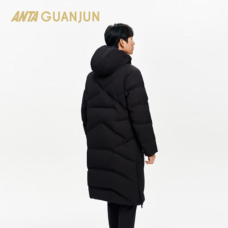 Anta Champion All-Weather Long Hooded Down Jacket