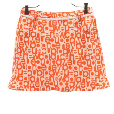 Saia Mini Golfe Logo Total 1 Laranja Mulher Usado