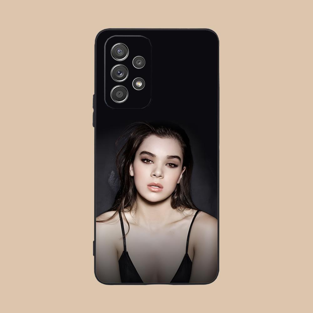 Hailee Steinfeld Matte TPU Mobile Phone Case for Samsung Galaxy M55 54 42 35 34 33 32 23 22 15 14 13 12 F55 5G Colorful Cover