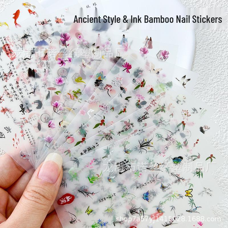 3D Luminous Jelly Nail Stickers for Kids - 5D Embossed Nail Art
