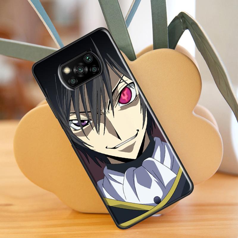 

Чехол Lelouch Code Geass для Xiaomi Mi 10T 11T Pro Mi 11 Lite для POCO M3 Pro M4 F3 X3 GT X3 Pro, чехол для телефона Mi 10T (10T Pro)