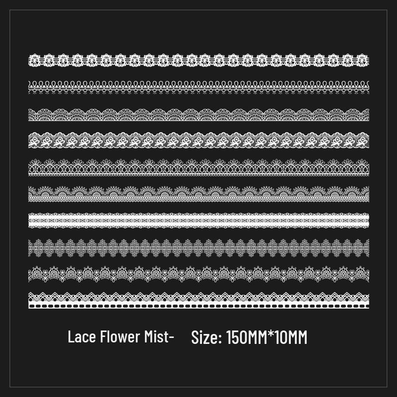 Ancient Style Laser PET Waterproof Tape and Flowing Sand Stickers for DIY Journals and Background Decorations
