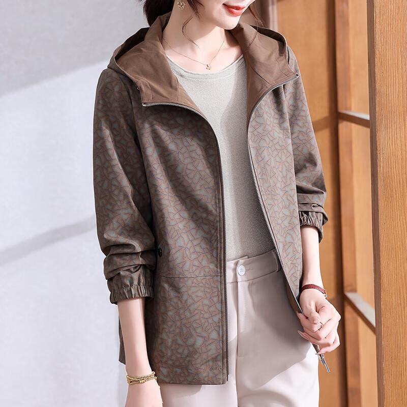 

XUEXI Women s 2025 Autumn Fashion Windbreaker M