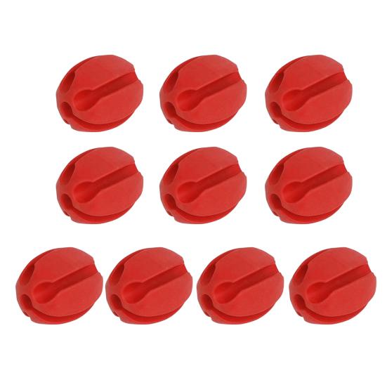 10Pcs Fishing Rod Clips Compact Portable Non-Slip Design Multifunctional Bundle Ball Tackle Ties Fishing Rod Holders