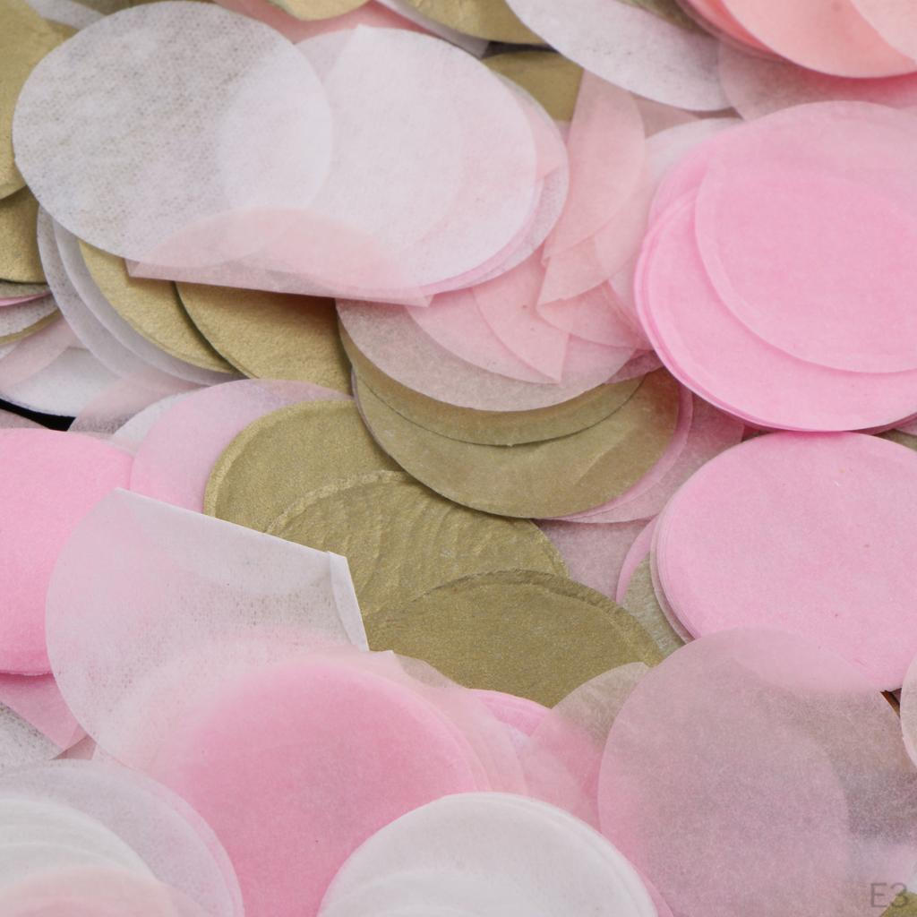 30 Confetti Round Tissue