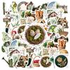 35pcs Whimsical Nature Stickers Rustic Gardening DIY Stickers Teacher Reward Stickers For Laptop Motorcycle Luggage Phone