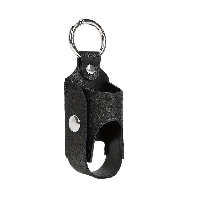 

Чехол для хранения ингалятора, Портативный держатель-спейсер для ингалятора, Защитный чехол из ПУ-кожи, Брелок, Чехол-сумка для хранения ингалятора чёрный