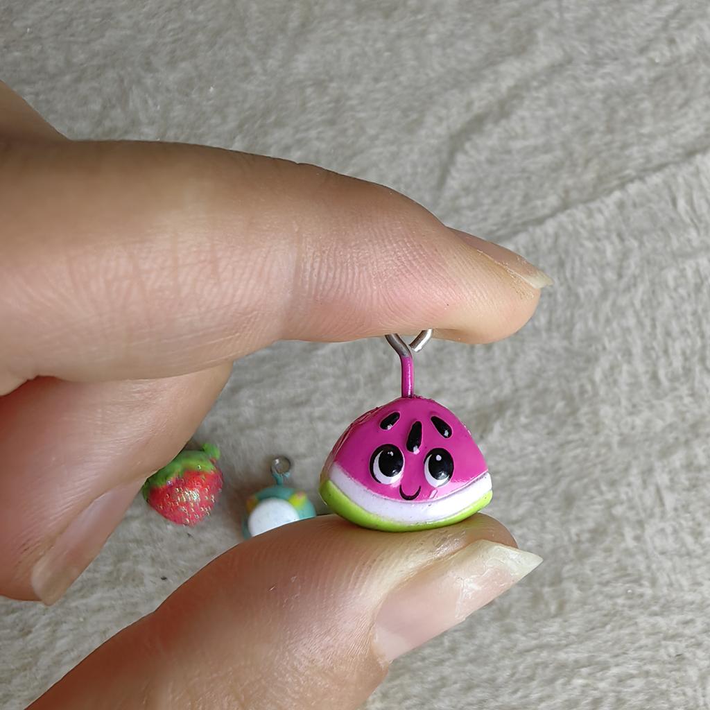 Non-Toxic Random Shop Fruit Dolls Mini 1Cm Pendant Model Toys Action Figures Toy For Kids Gift Brinquedos Figurines