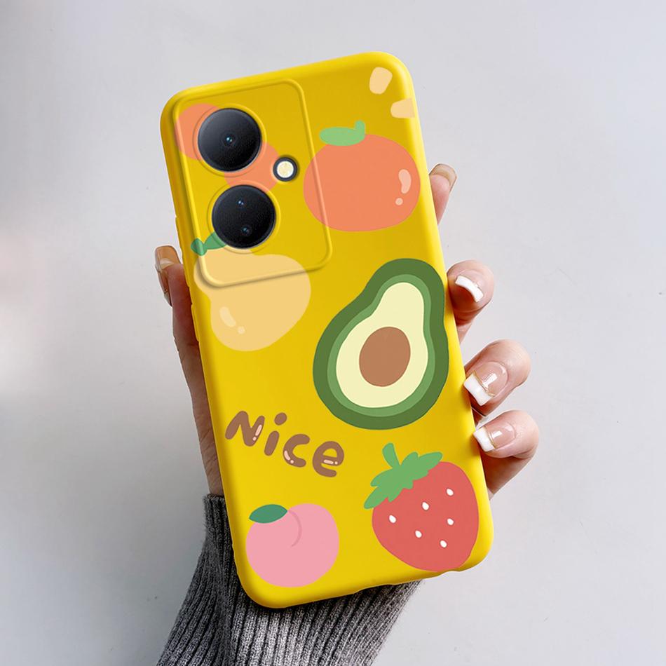 For Vivo V29 Lite 5G Case VIVOY78 Y 78 6.78'' Soft Cartoon Bear Frog Silicone Back Covers For Vivo Y78+ V29 Lite 5G Phone Cases