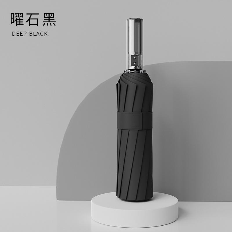 Umbrella for Both Rain and Sun, Enlarged and Reinforced with 24 Ribs, Fully Automatic, Wind-Resistant, Unisex Sunshade Umbrella, Sun Protection, Uv