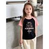 Brand Foreign Trade Children's Clothing Short-Sleeve T-Shirt 2026 Summer New Style Girls' Baby Clothes Pure Cotton Printed Ins