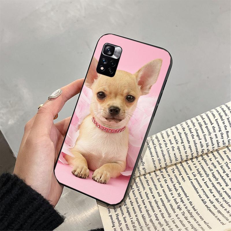 Pouzdro na telefon čivava Puppy Dog pro Xiaomi Redmi note 13 12 Pro 11S 11 10 Pro 10S 12S Redmi 10 9C 13C