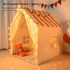 Kids' Indoor Castle Play Tent for Girls & Boys: Princess Room with Separate Beds