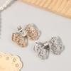 1Pc Shiny Hollow Rhinestone Bow Shoe Buckle Fashion Bowknot Shoes Decoration Shoe Clip Wedding Bride Shoes Accessories