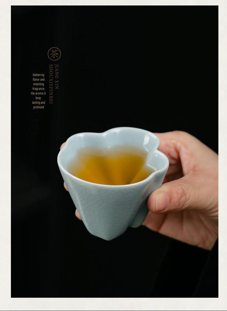 Ru Porcelain Crackle Teapot: Cultivable Retro Ceramic Kung Fu Tea Set In Creative Gift Box