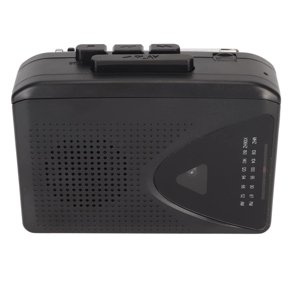 Portable Cassette Retro FM AM Radio Walkman with Speaker and Earphone Cassette to MP3 Converter Tape Player Recorder for Travel and Sports Player,