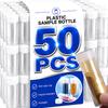 50Pcs Non-slip Cap Vials Leak Proof Mini Plastic Sample Bottle Medicine Pill Powder Capsule Beads Storage Containers 5g/7g