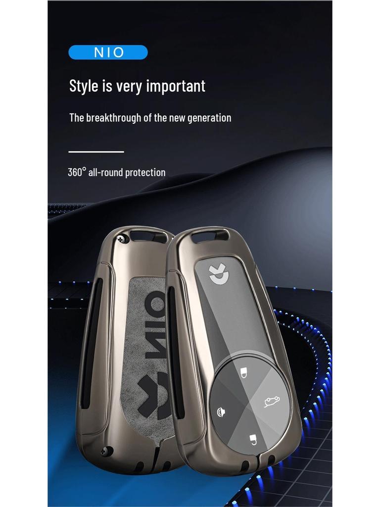 Custom Key Case for NIO ES6 2021, ES8, EC6, ET7 with Personalized Buckle
