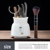 Zen Style Porcelain Tea Ceremony Set: Mutton Fat Jade & Copper Gongfu Tools - 6 Gentlemen