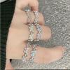New Super Fairy Flash Diamond Colored Butterfly Zir*****Pen Ring Niche High-End Light Luxury Accessories