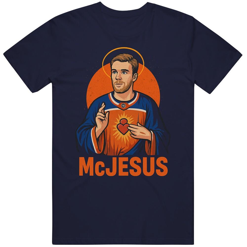 McJesus Connor McDavid Cool Gift Idea v3 T Shirt Unisex T-Shirt XXXXL
