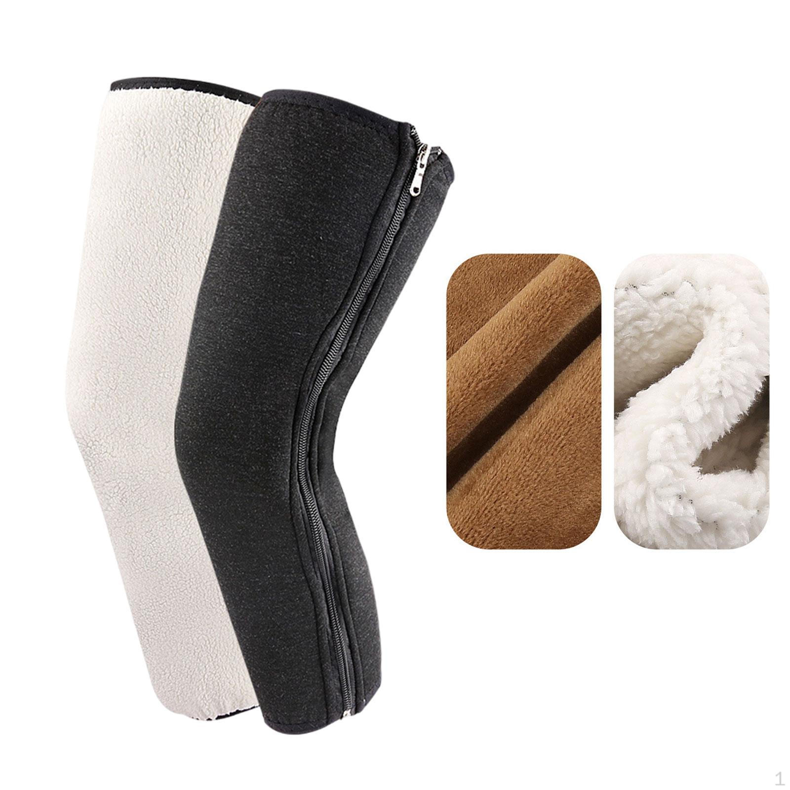 

Утеплители для коленей. Удобный бандаж для бега, холодной погоды, занятий спортом, езды на велосипеде. 50cm_White Lining